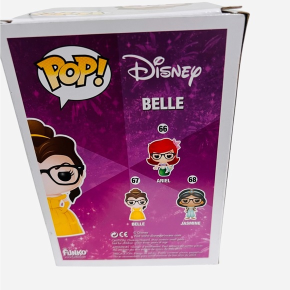 Funko Pop Disney Belle #67 New in Box Hot Topic Exclusive - Picture 4 of 6